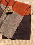 Colorblocked Chanderi Tissue Saree